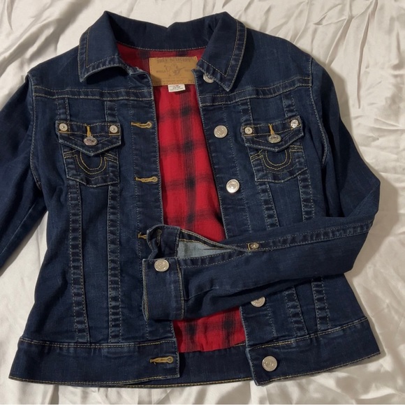 TRUE RELIGION DENIM JACKET - Picture 1 of 4